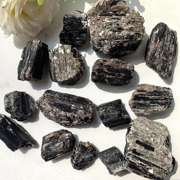 Spécimen de Tourmaline Noire