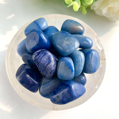 Galets d'Aventurine Bleue