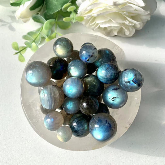 Mini Sphère en Labradorite