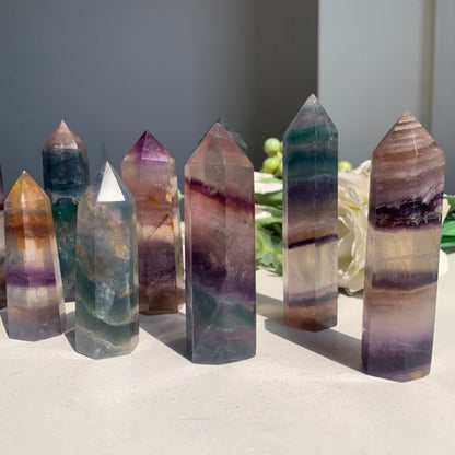 Petites Tours en Fluorite