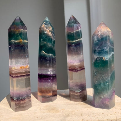 Petites Tours en Fluorite