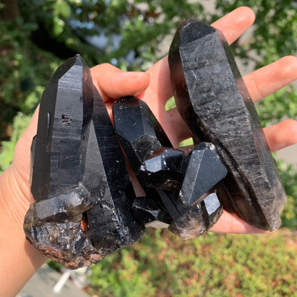 Amas de Quartz Noir