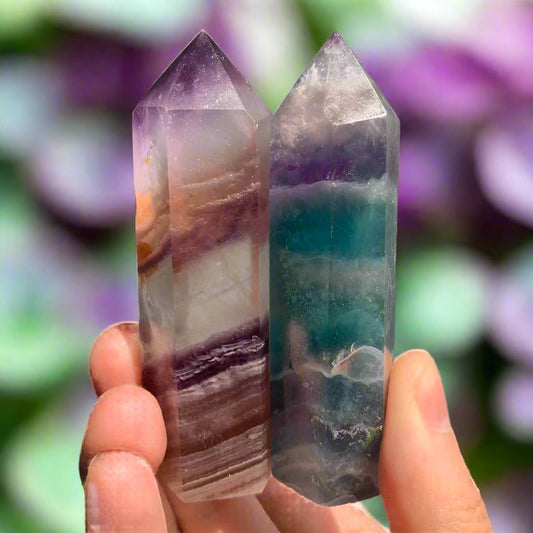 Petites Tours en Fluorite