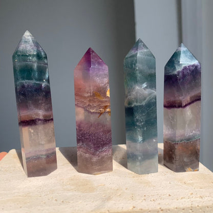 Petites Tours en Fluorite