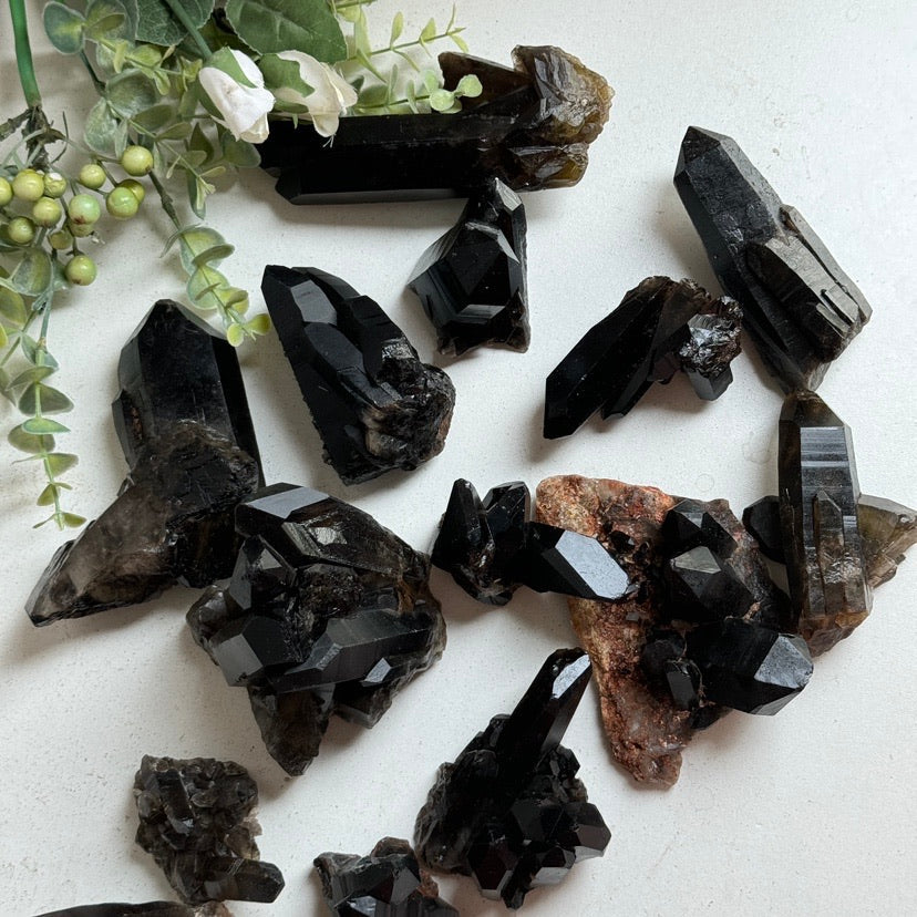 Amas de Quartz Noir